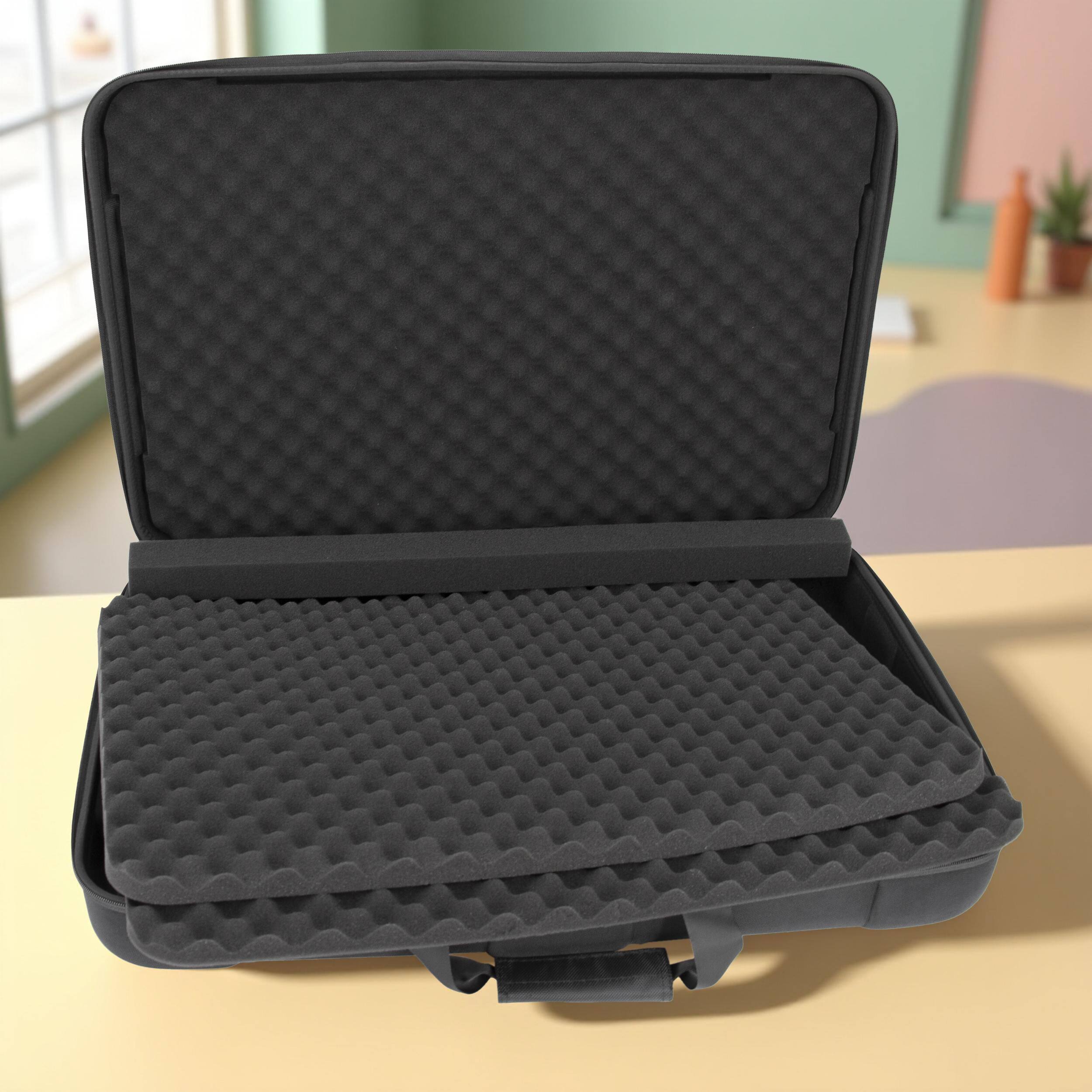 Alt View 2. CASEMATIX - Hard Shell Carry Case for LG StanbyME 2 Portable 27" Touchscreen Monitor, Travel Bag with Strap & Accessory Pocket - Black.