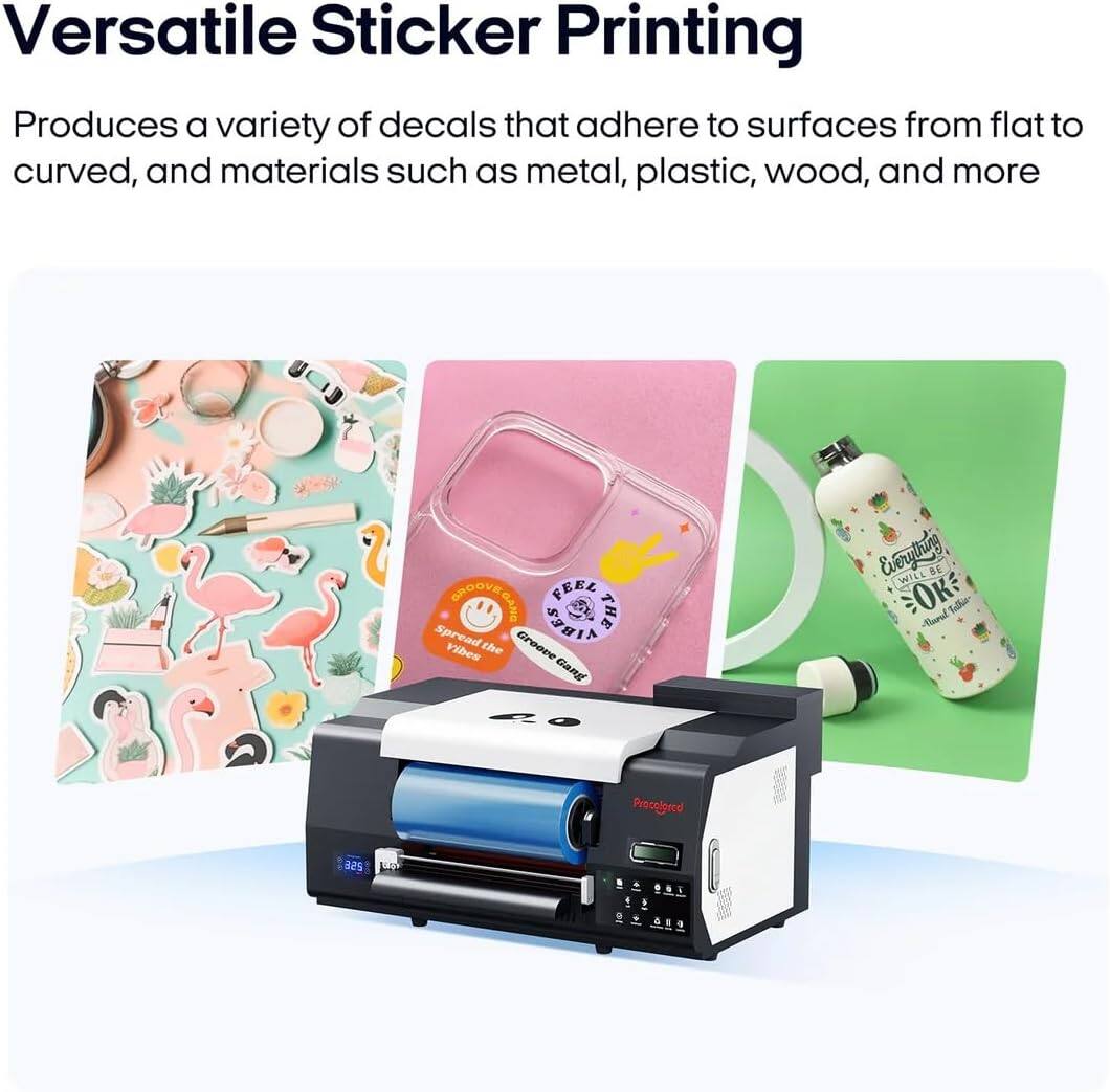 Versatile Sticker Printing

Produces a variety of decals that adhere to surfaces from flat to curved, and materials such as metal, plastic, wood, and more