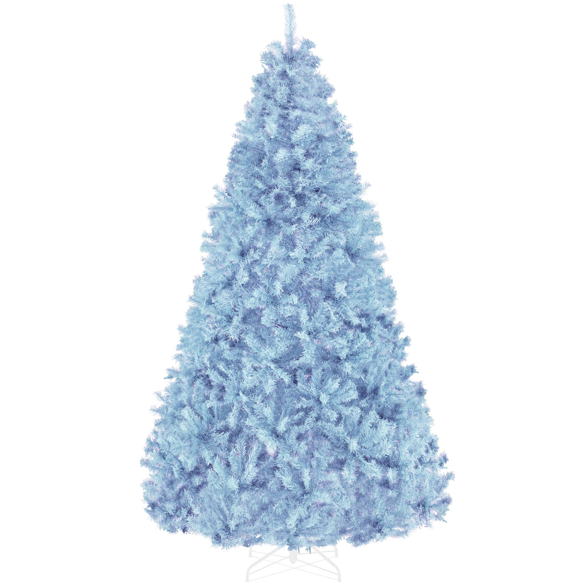 Front. Best Choice Products - Artificial Baby Blue Christmas Tree, Unlit Pine Design w/Easy Assembly - Baby Blue.