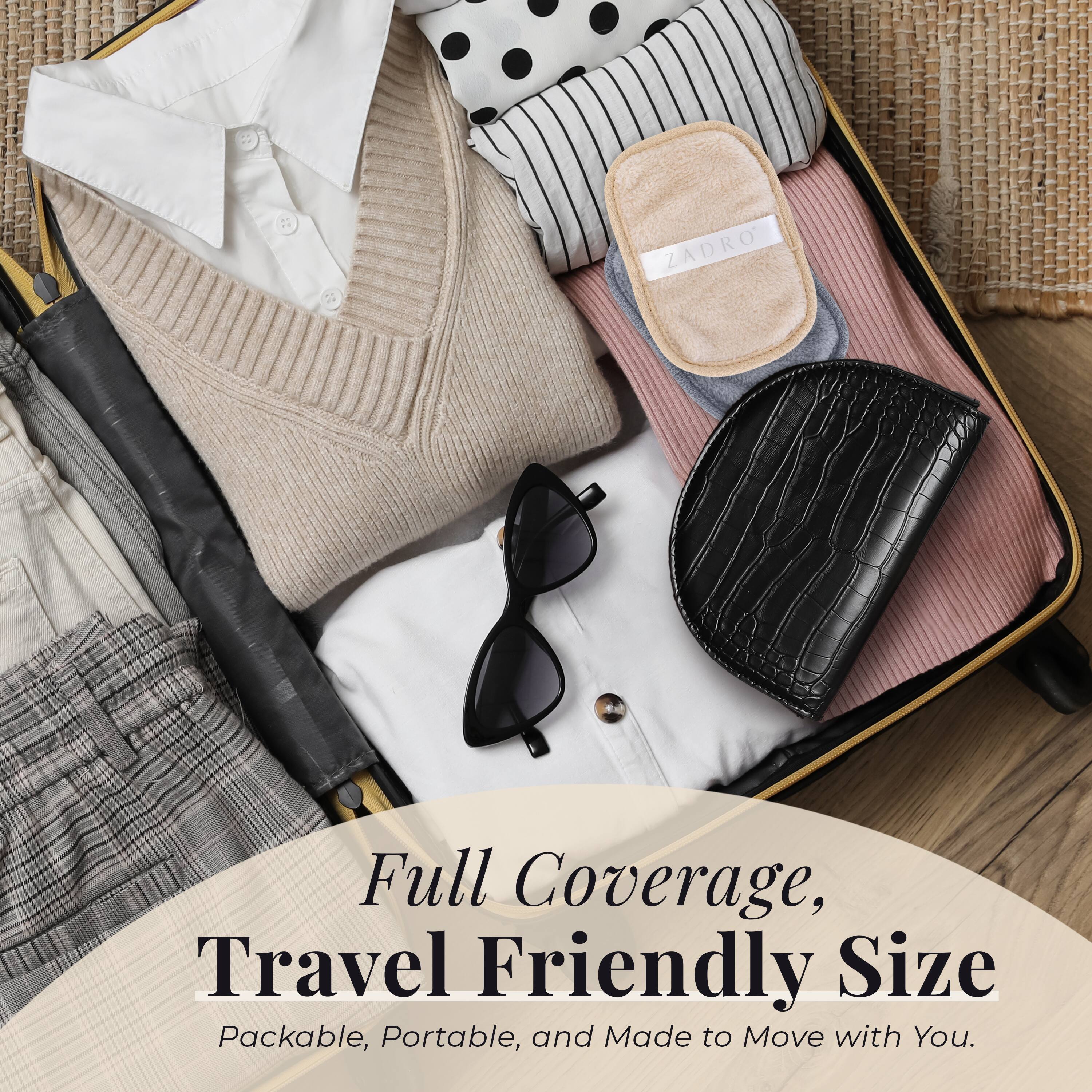 Full Coverage, Travel Friendly Size  
Packable, Portable, and Made to Move with You.