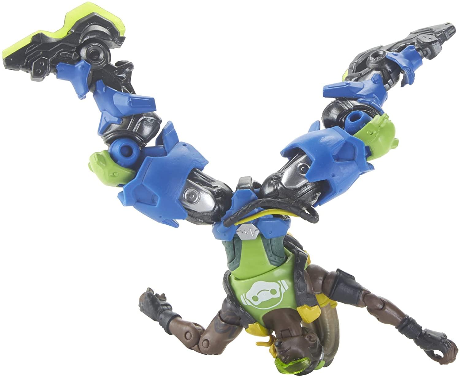 Alt View 2. Hasbro - Overwatch Ultimates 6 Inch Action Figure | Lúcio - Blue.