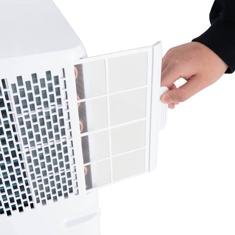 Alt View 6. Resenkos - Air Conditioner, 8000 BTU Portable Air Conditioner 3 in 1 AC Unit Fan and Dehumidifier for Rooms up to 250 Sq FT-White - White.