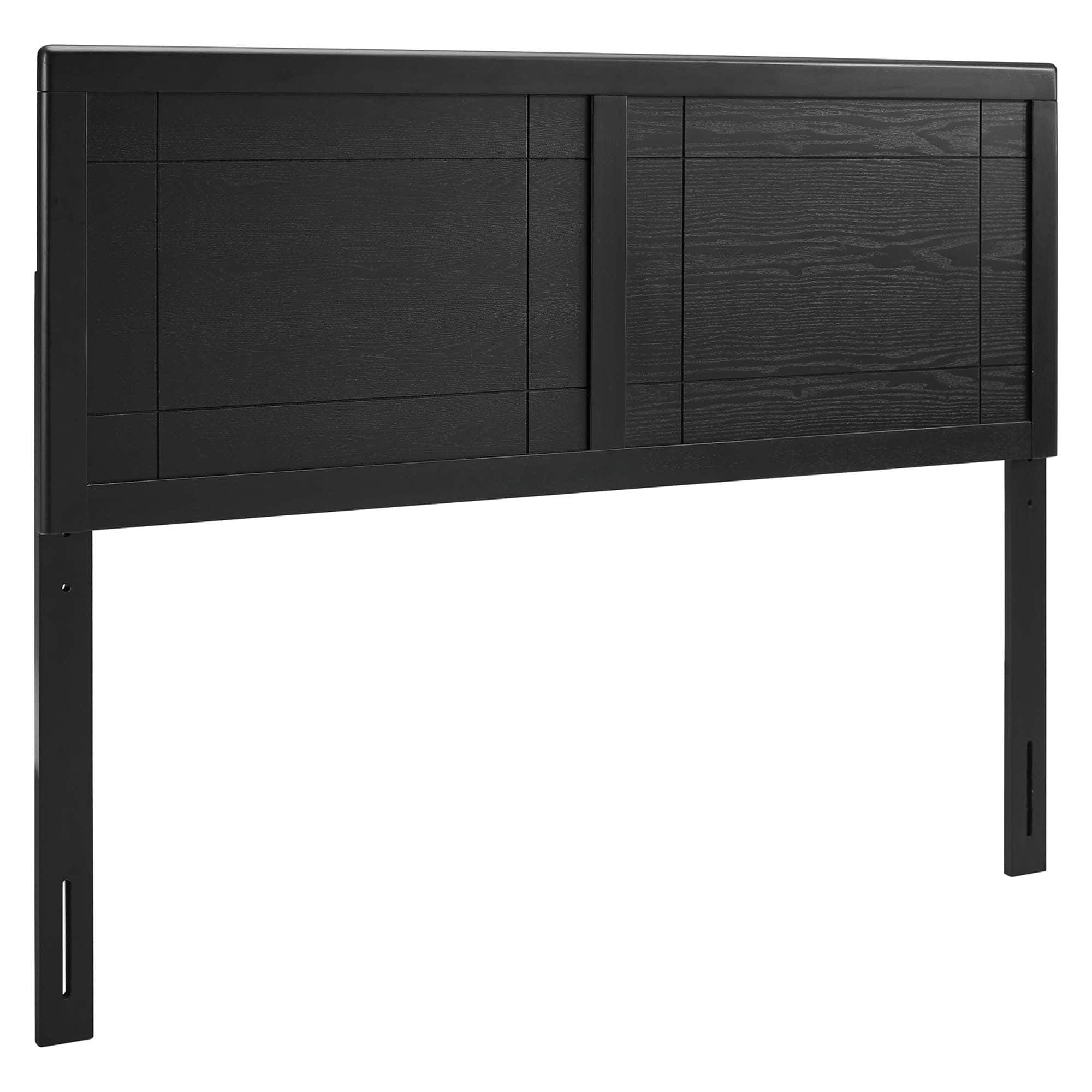 Archie Wood Queen Headboard by Modway - Black
