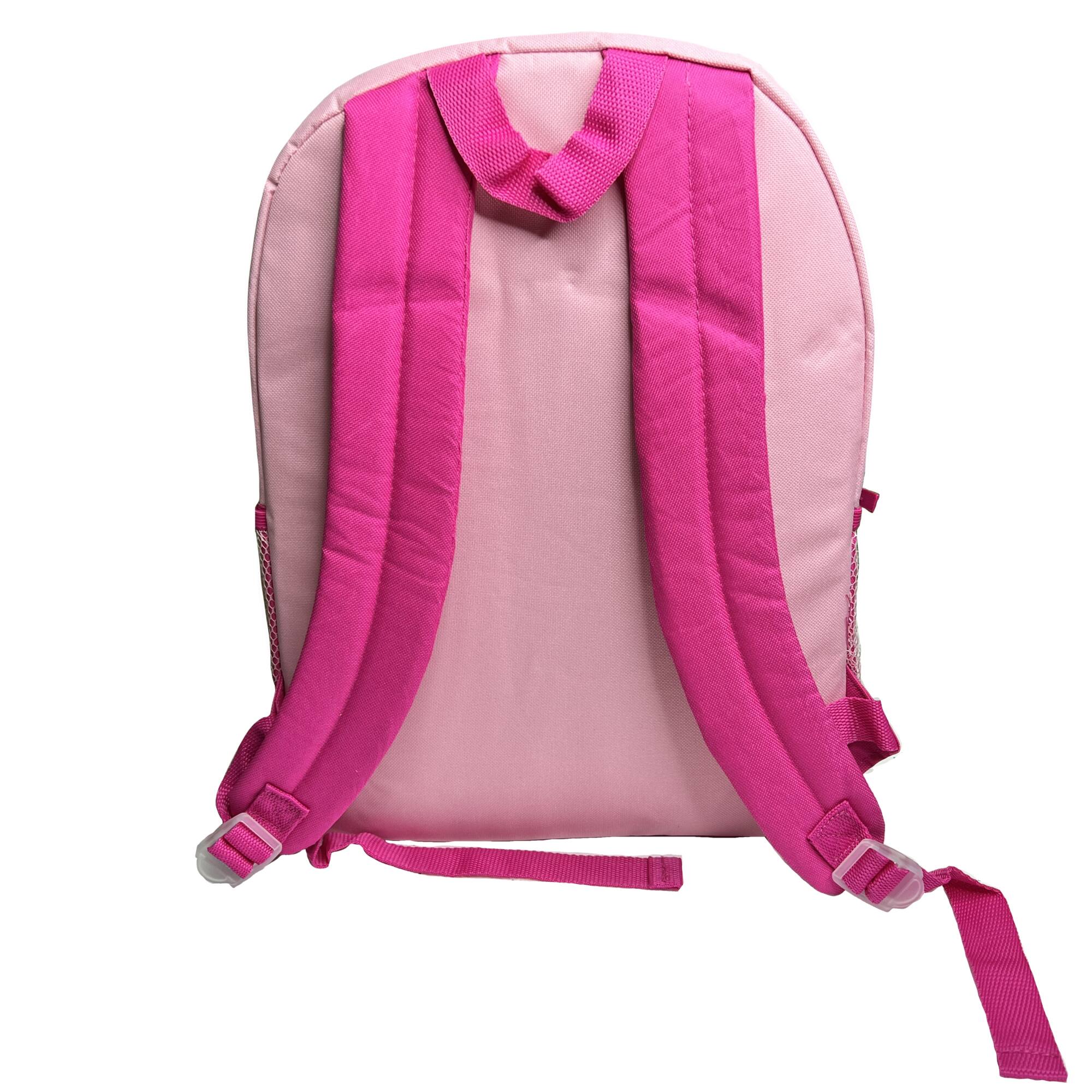 Alt View 3. UPD - Hello Kitty 16" Pink School Backpack with front and side Pockets - Multicolored.
