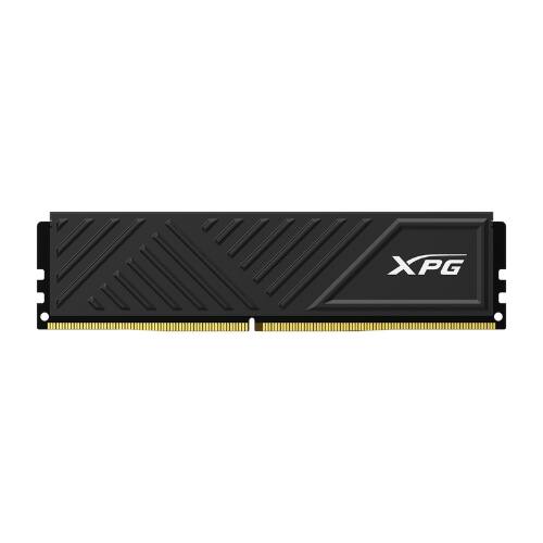 Front. XPG - ADATA XPG GAMMIX D35 32GB DDR4 RAM, CL16 PC4-25600 3200MHz 288-Pins UDIMM Desktop Memory - Black Heatsink - Single Tray - Black.