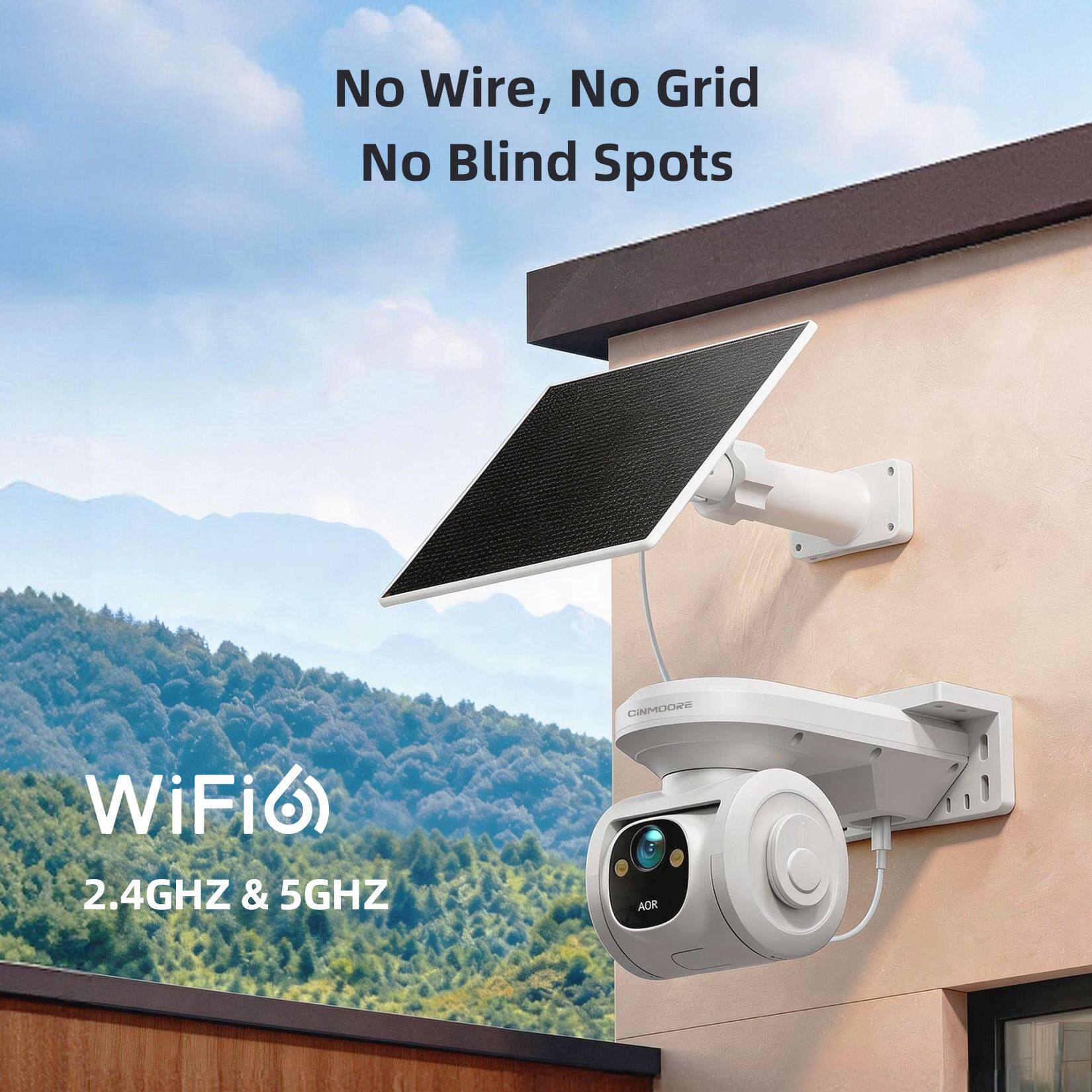 No Wire, No Grid, No Blind Spots  
CINMUCA WiFi 2.4GHZ & 5GHZ  
AOR