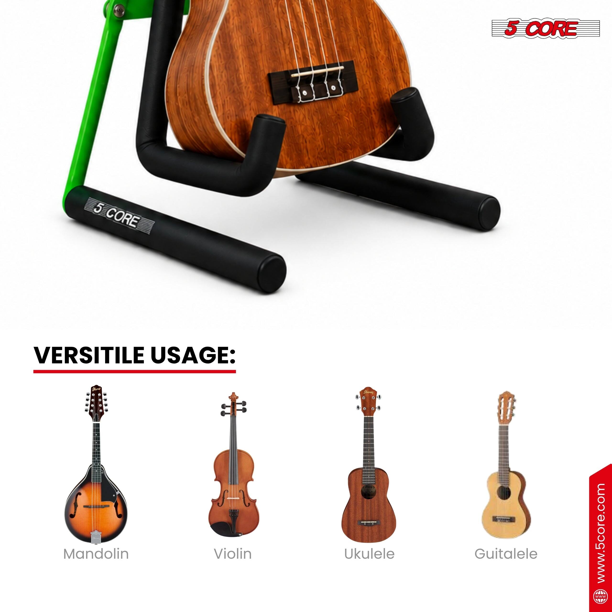 5 CORE

VERSITILE USAGE:
Mandolin
Violin
Ukulele
Guitalele

www.5core.com