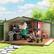 Alt View 8. Outsunny - Garden Metal Shed, Storage Shed Utility Storage with Double Locking Doors for Bike.