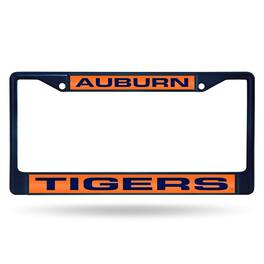 Rico Industries - Auburn University Tigers Navy Painted Metal Laser Cut License Plate Frame - Multi