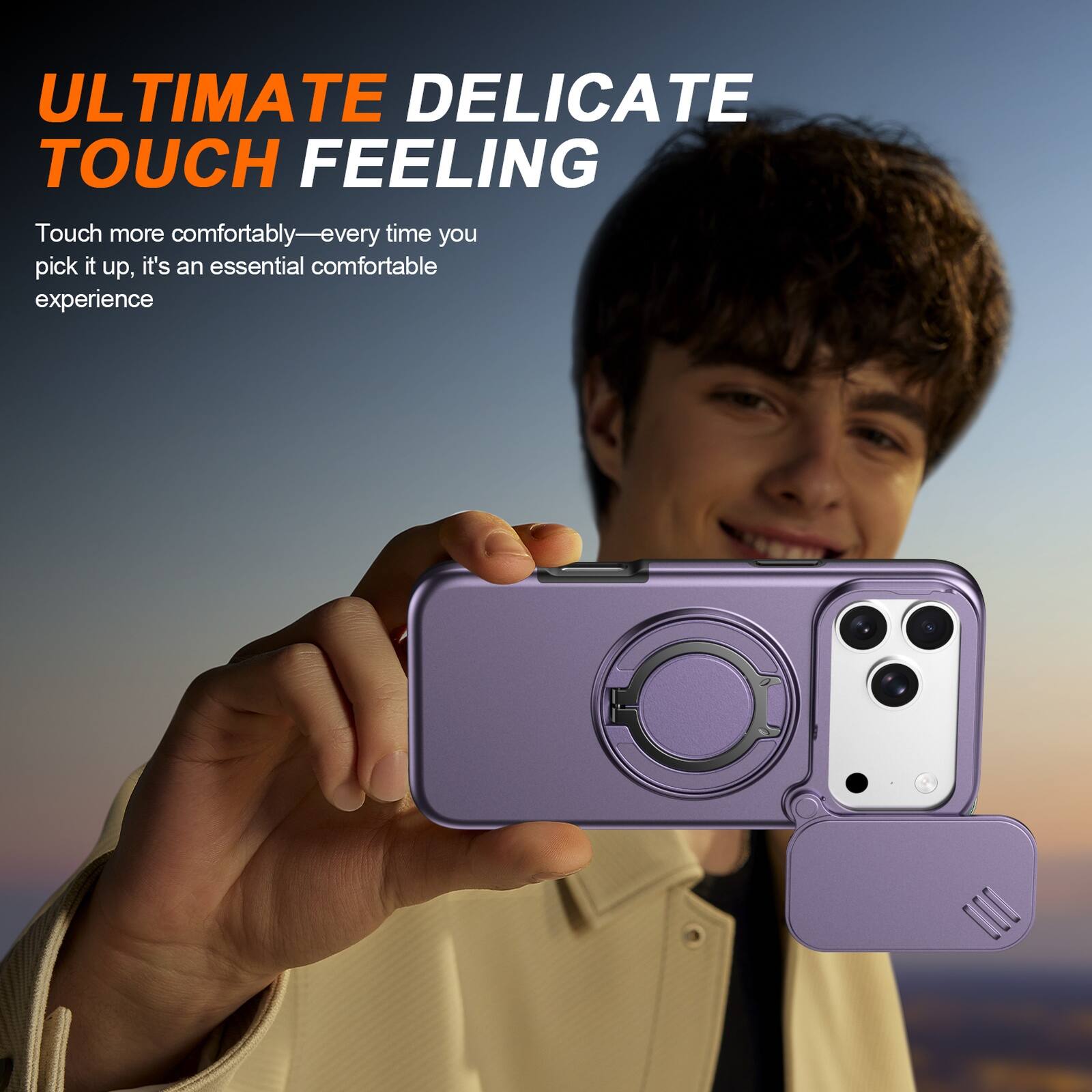 ULTIMATE DELICATE TOUCH FEELING

Touch more comfortably—every time you pick it up, it's an essential comfortable experience