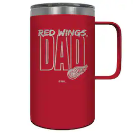 Great American Products - Detroit Red Wings Dad 18oz. Hustle Travel Mug - Multicolor