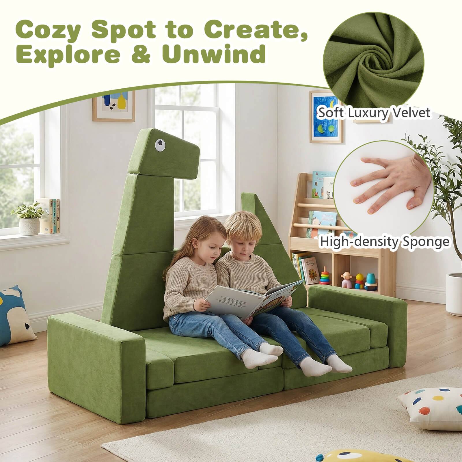 Cozy Spot to Create, Explore & Unwind

Soft Luxury Velvet

High-density Sponge