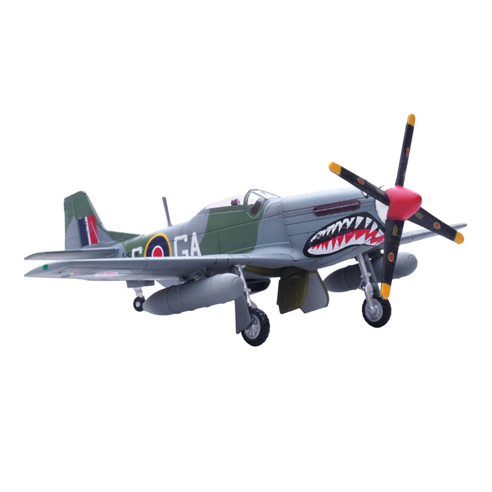 Alt View 1. Legion - North American Mustang Mk.IV Aircraft Royal Air Force 1/72 Diecast Model Airplane by Legion.