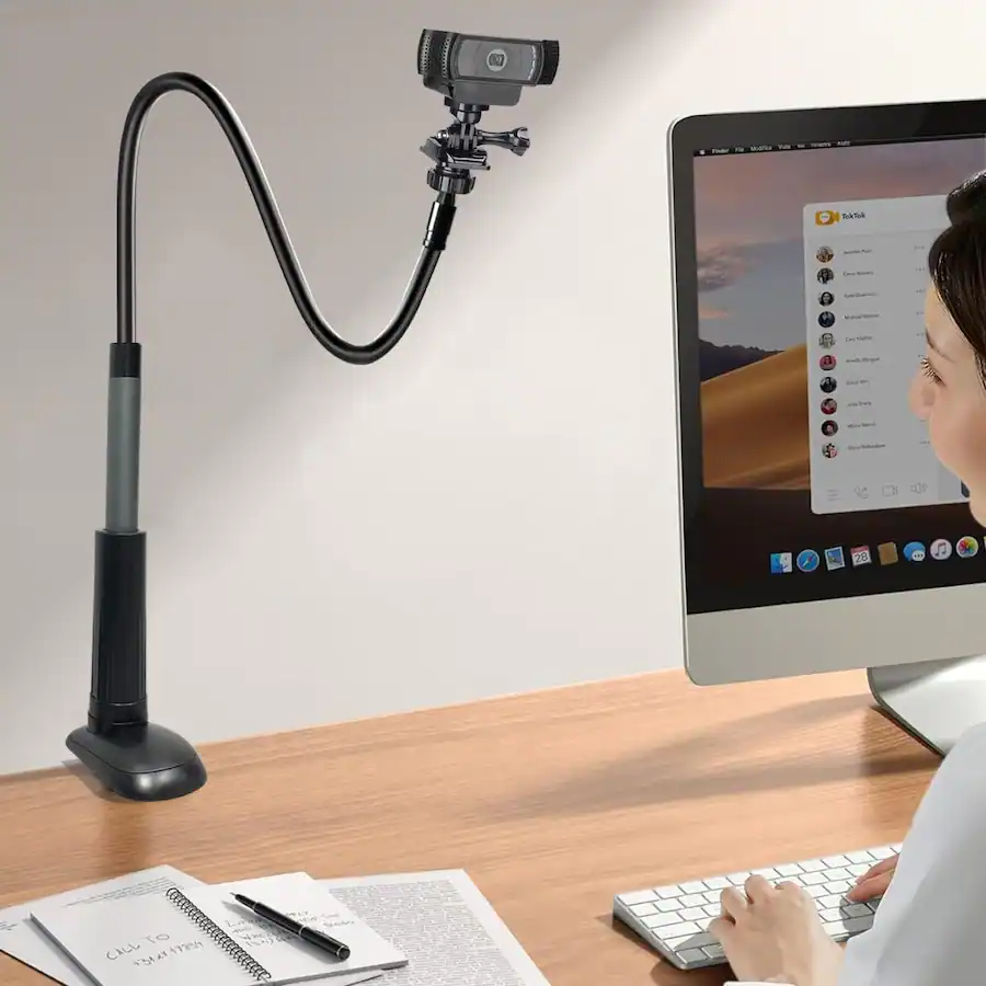 Empire DigiLabs Inch Webcam Stand Camera Mount Upgraded Thick Base ...