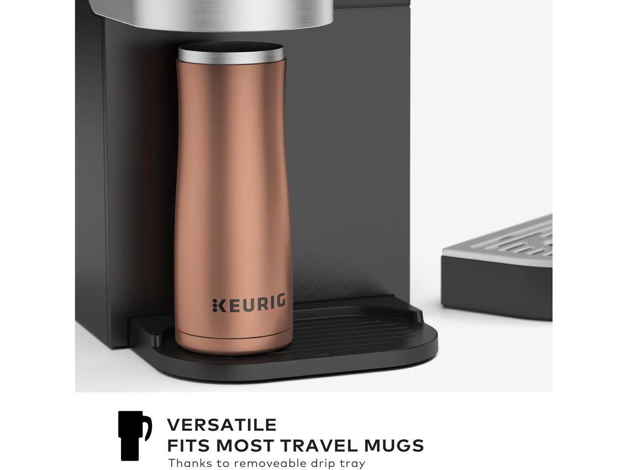VERSATILE  
FITS MOST TRAVEL MUGS  
Thanks to removable drip tray