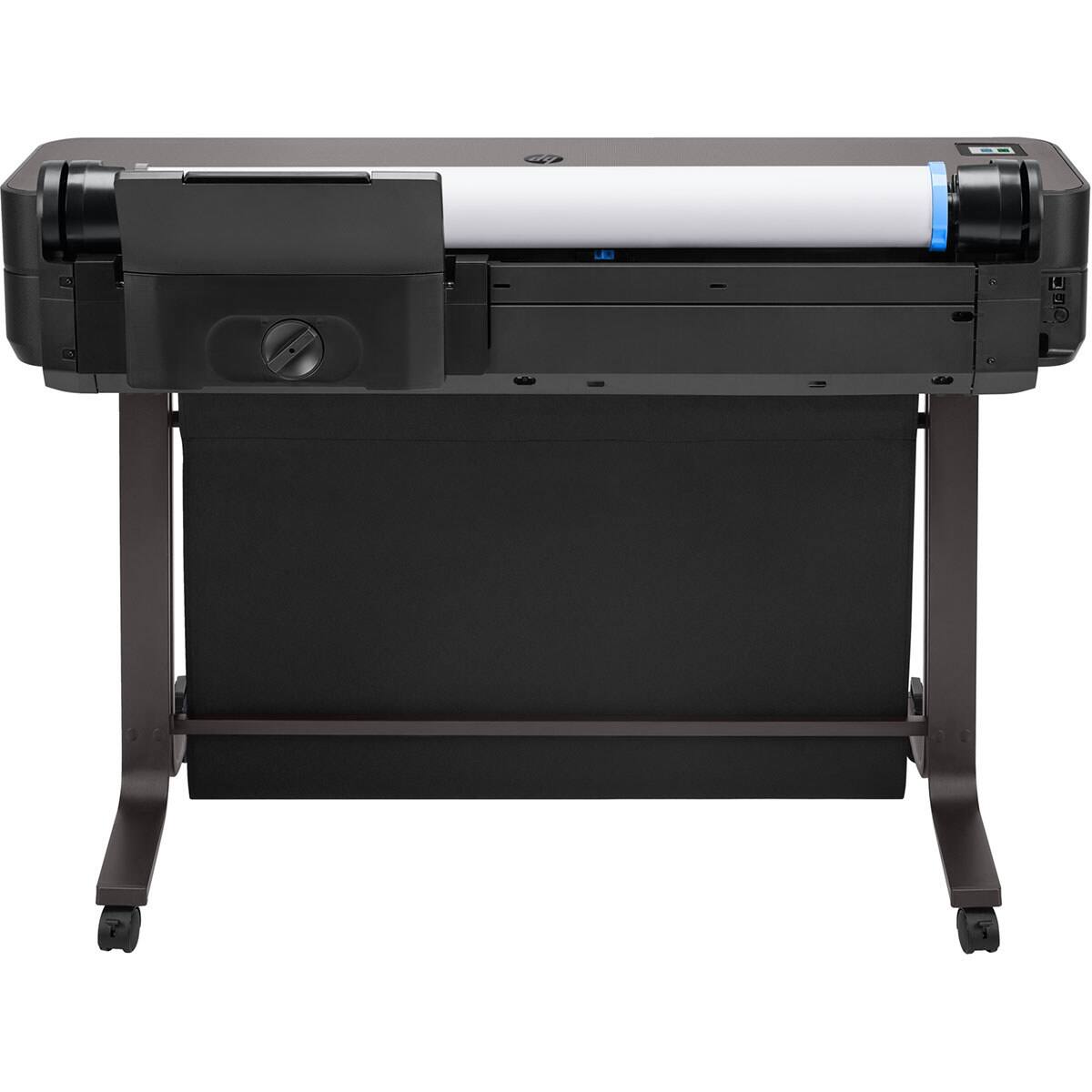 Alt View 2. HP - HP DesignJet T630 Large Format 36-inch Plotter Printer w Auto Sheet Feeder, Media Bin, & Stand.