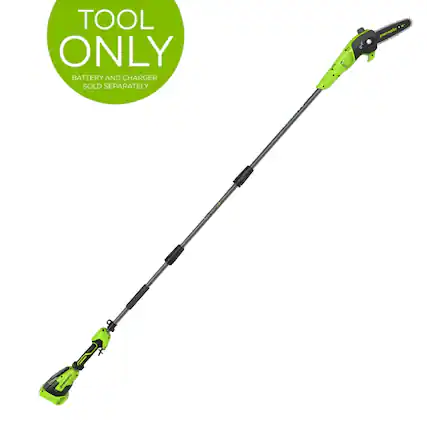 TOOL ONLY
BATTERY AND CHARGER SOLD SEPARATELY
greenworks