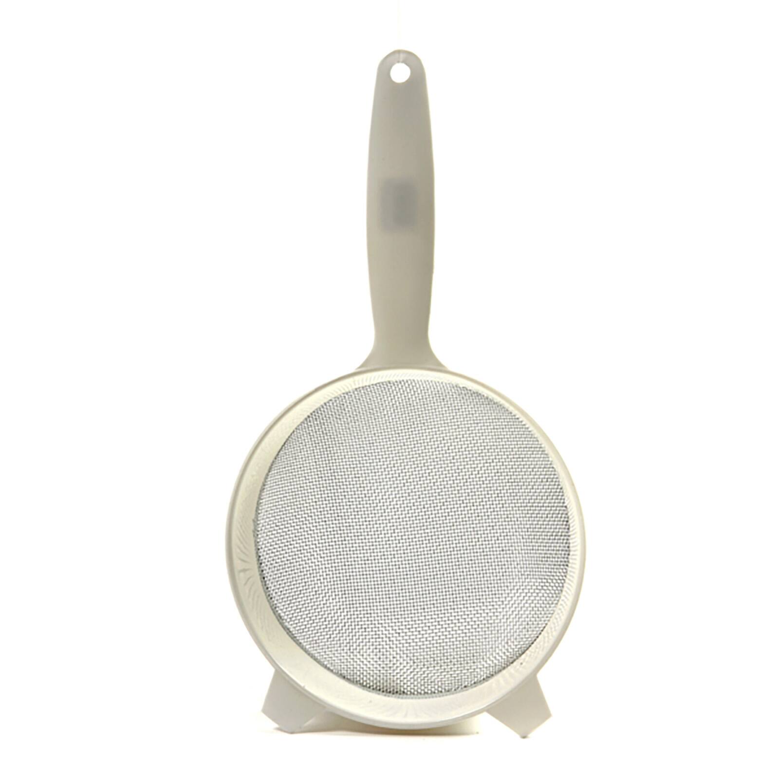 Front. Norpro - Mesh Strainer with Stainless Steel Basket, 7-Inch - Silver.