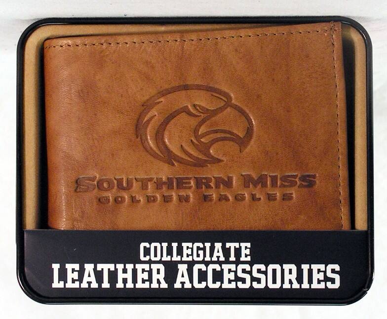 SOUTHERN MISS  
GOLDEN EAGLES  

COLLEGIATE LEATHER ACCESSORIES