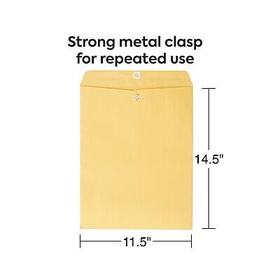Strong metal clasp for repeated use

14.5"

11.5"