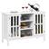 Alt View 18. Costway - Wood TV Stand Entertainment Media Center Console for TV up to 50'' - White.