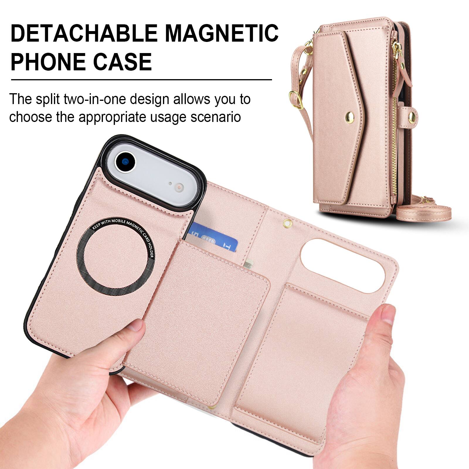 DETACHABLE MAGNETIC PHONE CASE

The split two-in-one design allows you to choose the appropriate usage scenario.