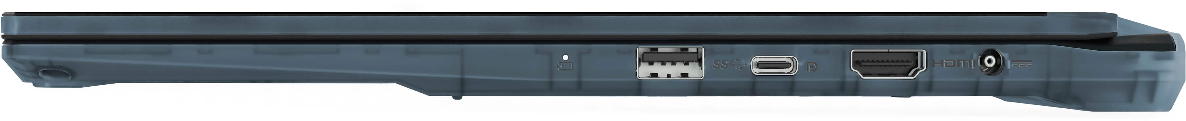 Alt View 3. MSI - Cyborg 14" 144Hz Gaming Laptop (FHD+) - Intel Core i7-13620H with 16GB - NVIDIA GeForce RTX 4060 with 8G - 512GB SSD - Translucent Black.