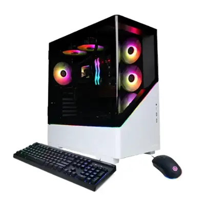 CyberPowerPC - Gamer Supreme Gaming Desktop - AMD Ryzen 7 9700X - 32GB Memory - NVIDIA GeForce RTX 5070 Ti 16GB - 2TB PCIe 4.0 SSD - White