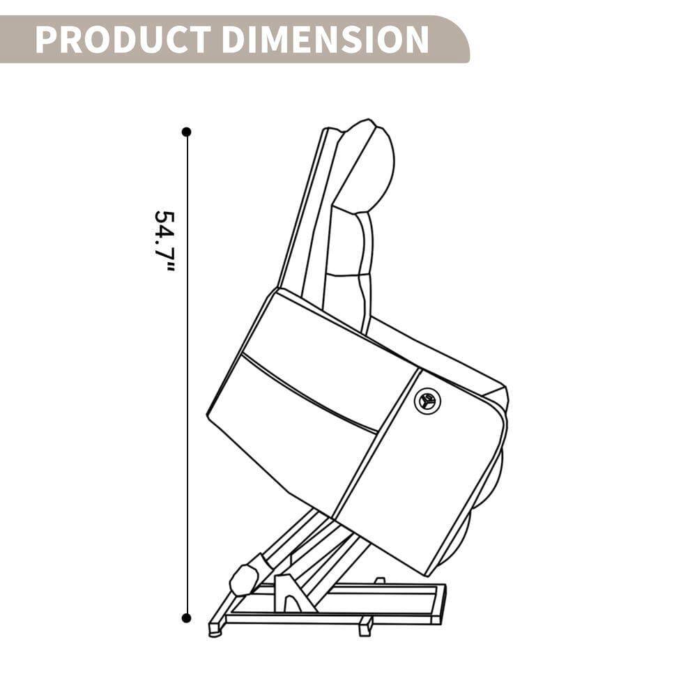 PRODUCT DIMENSION  
54.7"