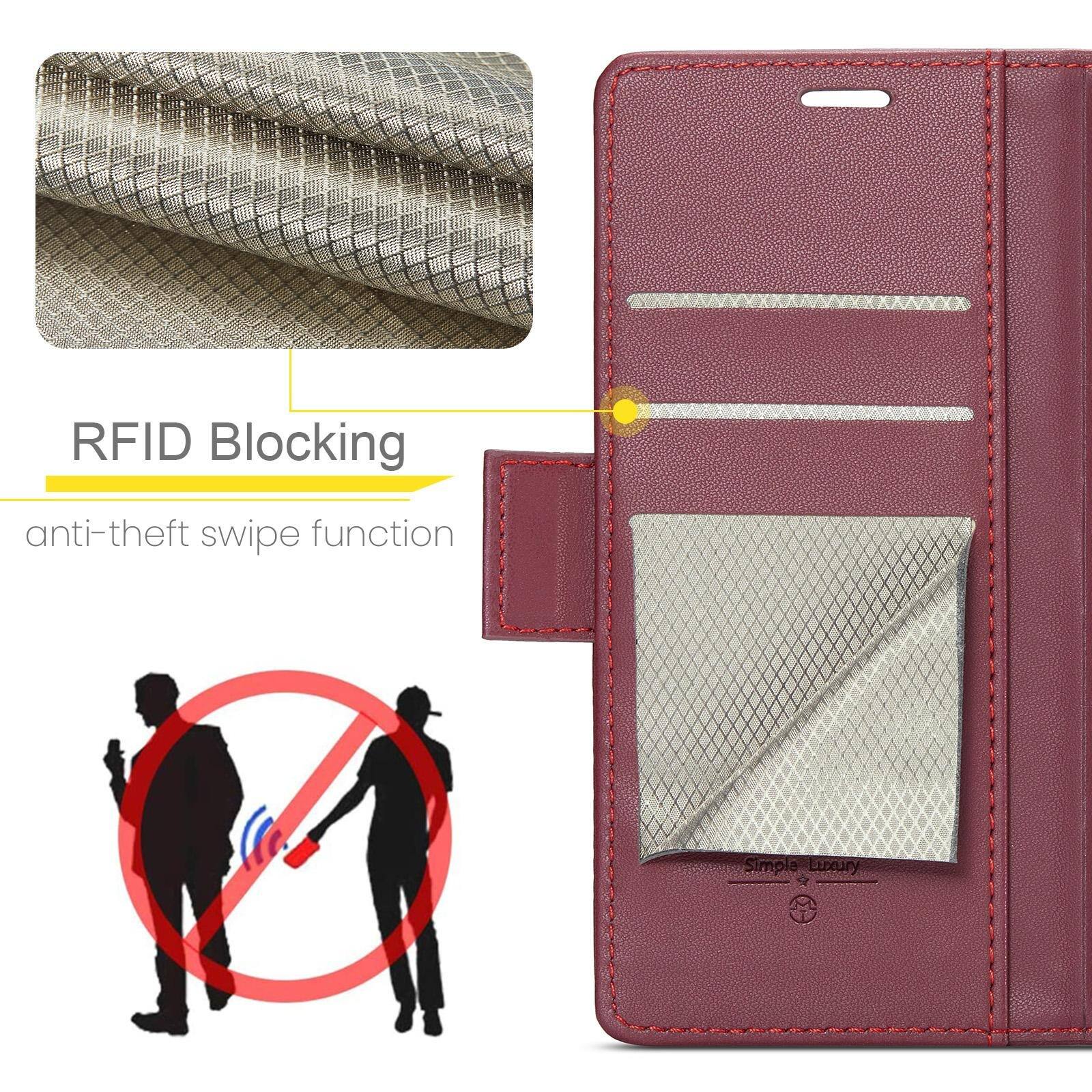 RFID Blocking  
anti-theft swipe function  
Simple Luxury