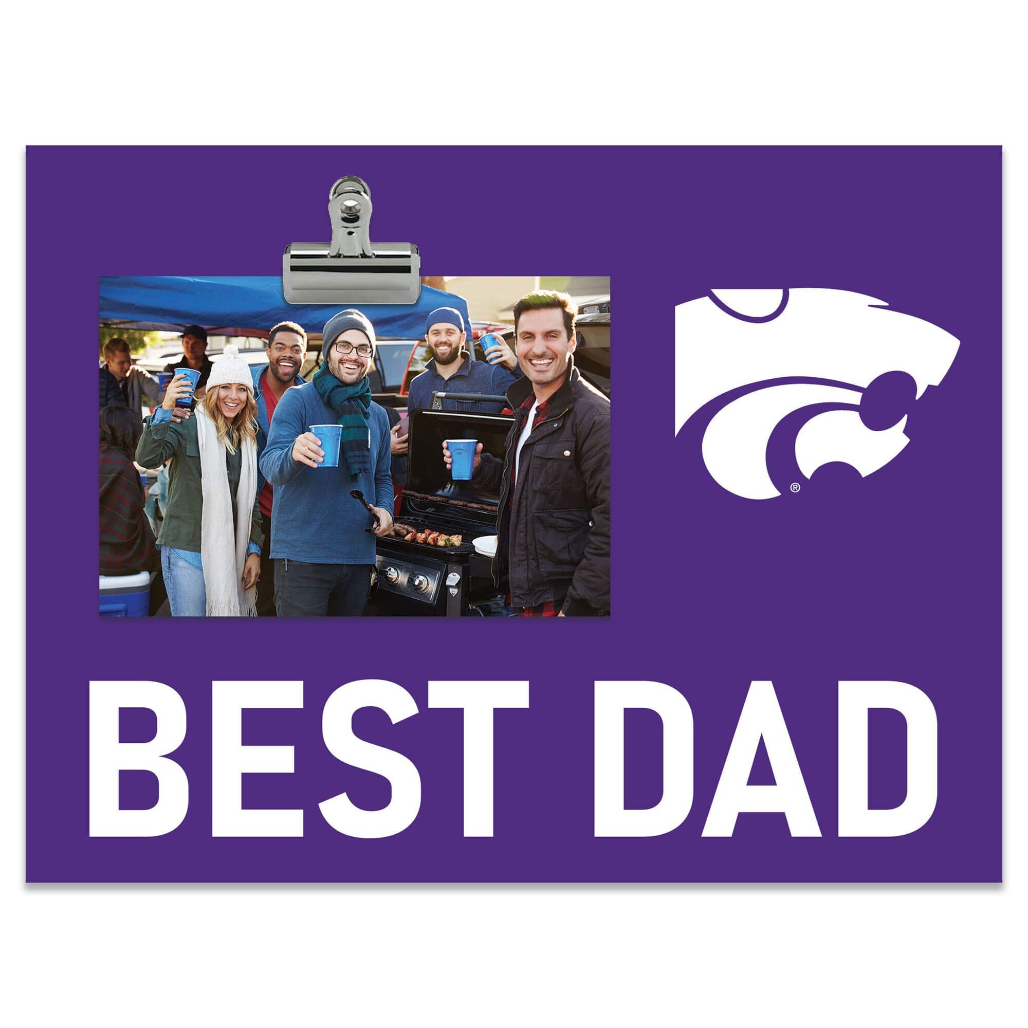 "Fan Creations - Kansas State Wildcats 8"" x 10.5"" Briteline Best Dad Clip Frame - Multicolor" price history on PriceWatchPro