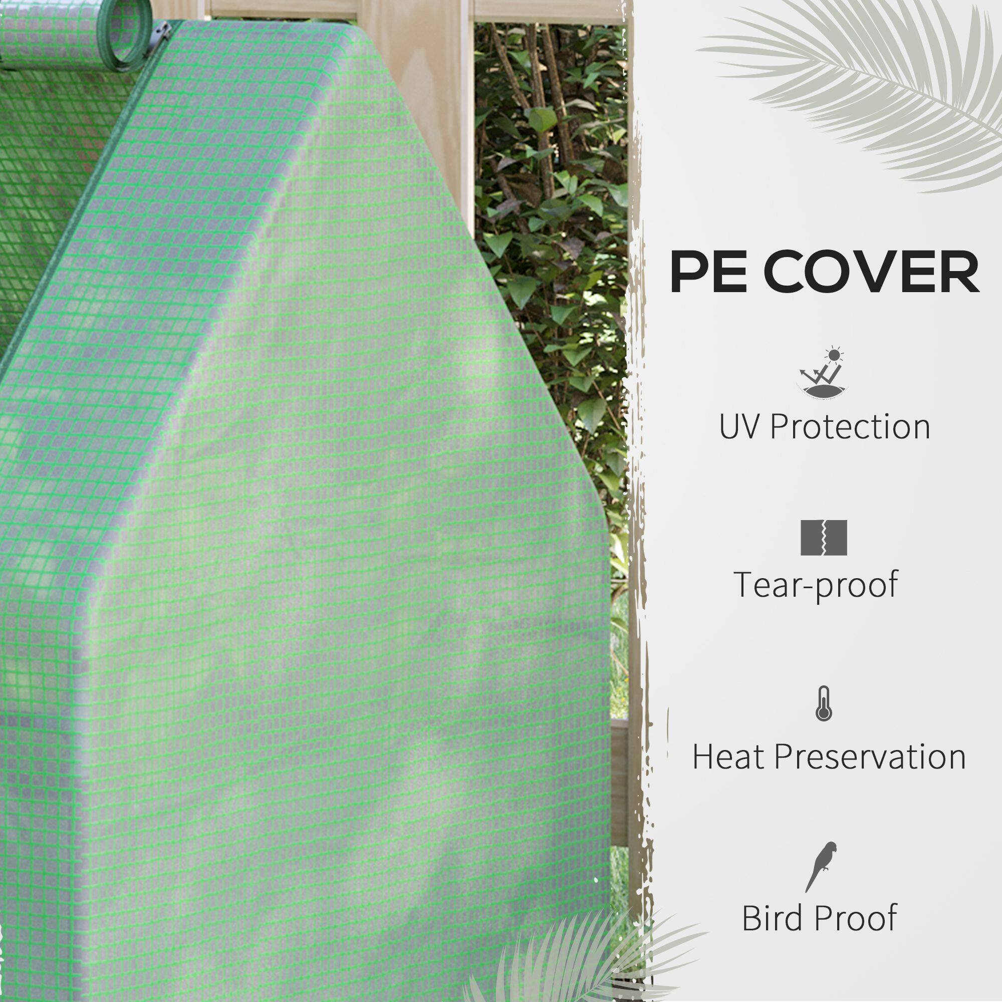 PE COVER
UV Protection
Tear-proof
Heat Preservation
Bird Proof