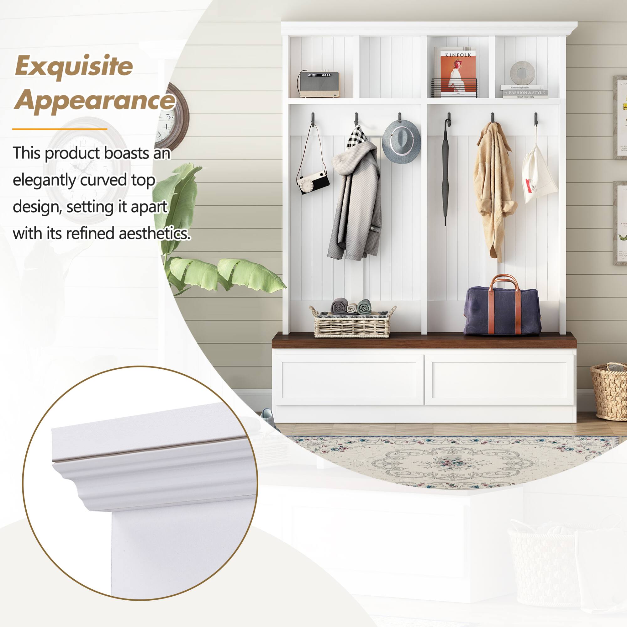 Exquisite Appearance

This product boasts an elegantly curved top design, setting it apart with its refined aesthetics.