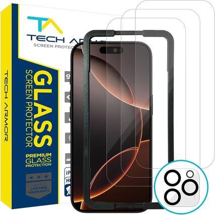 TECH ARMOR
SCREEN PROTECTOR
GLASS
PREMIUM GLASS PROTECTION
LIMITED LIFETIME WARRANTY