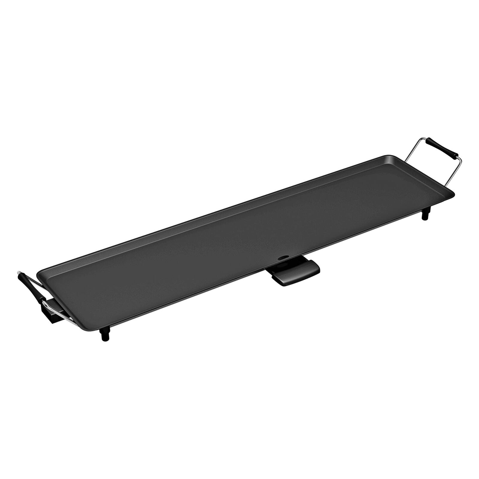 Alt View 4. SKONYON - 35 Inch Electric Teppanyaki Grill Griddle with Nonstick Cooking Surface and Accessories - Black.