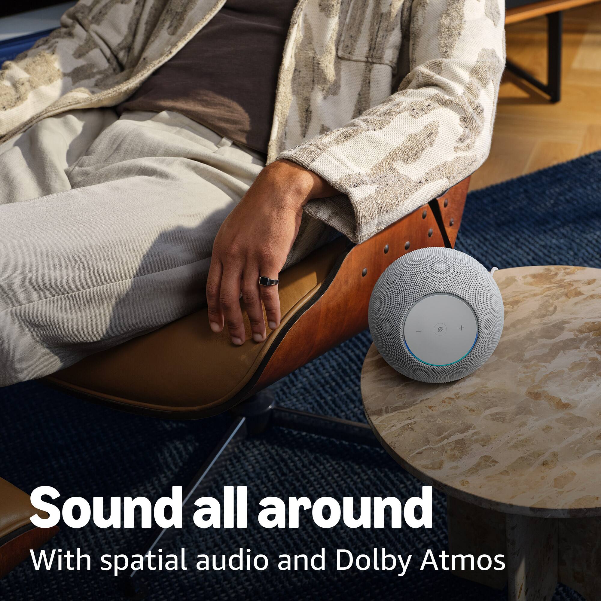 Sound all around  
With spatial audio and Dolby Atmos
