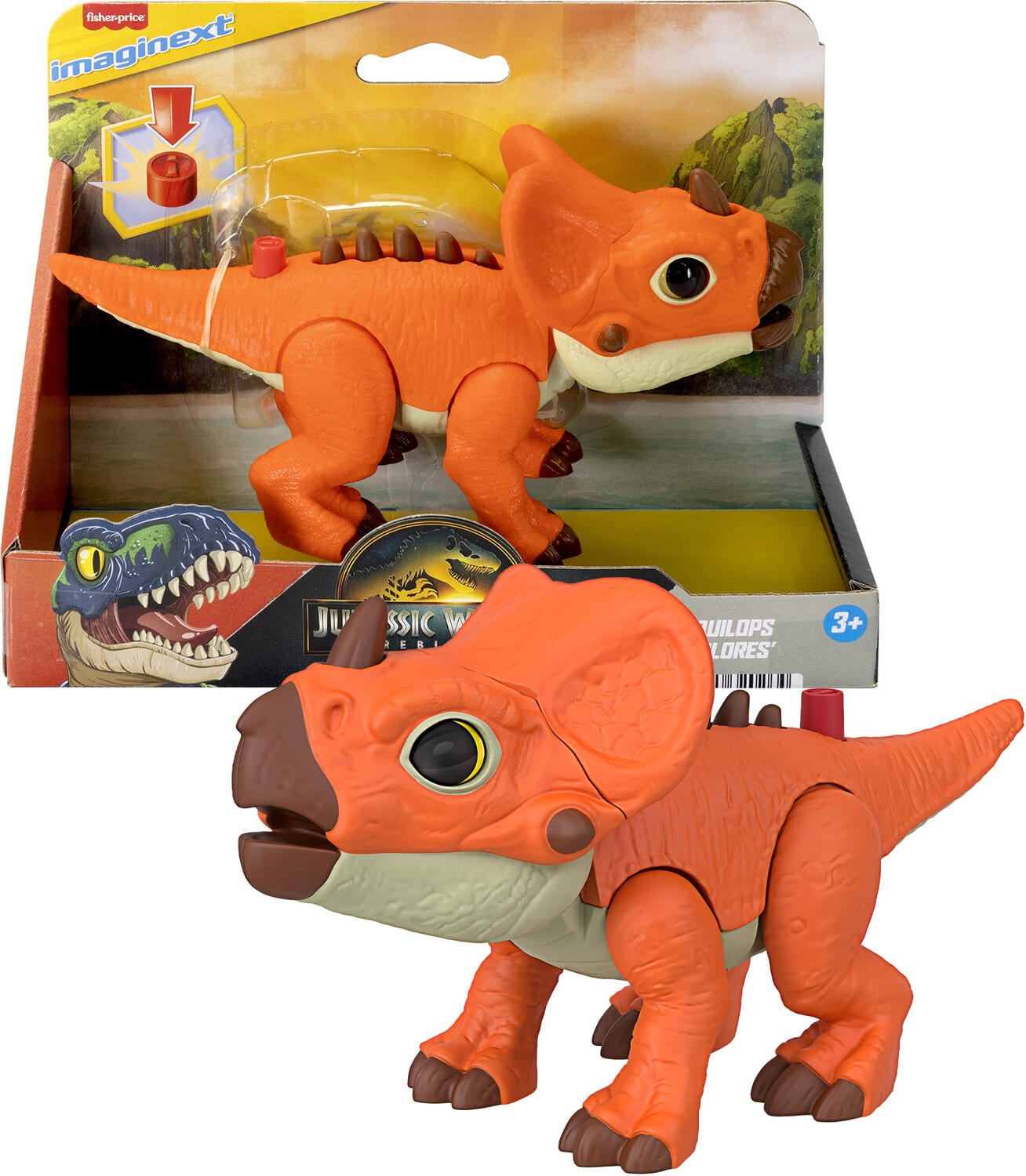 Fisher Price - Jurassic World: Rebirth Imaginext Aquilops - COLLECTABLES - Multicolor