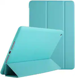 DuraSafe Cases - iPad mini 4 7.9" 2015 Shockproof Silicone-Back Smart Case with Tri-Fold Stand A1538 A1550 A2133 A2124 A2126 A2125 - Green