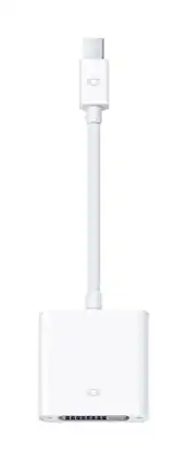 Apple - Mini DisplayPort to DVI Adapter - White