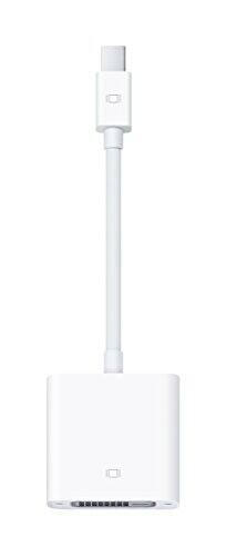 Front. Apple - Apple Mini DisplayPort to DVI Adapter - White.