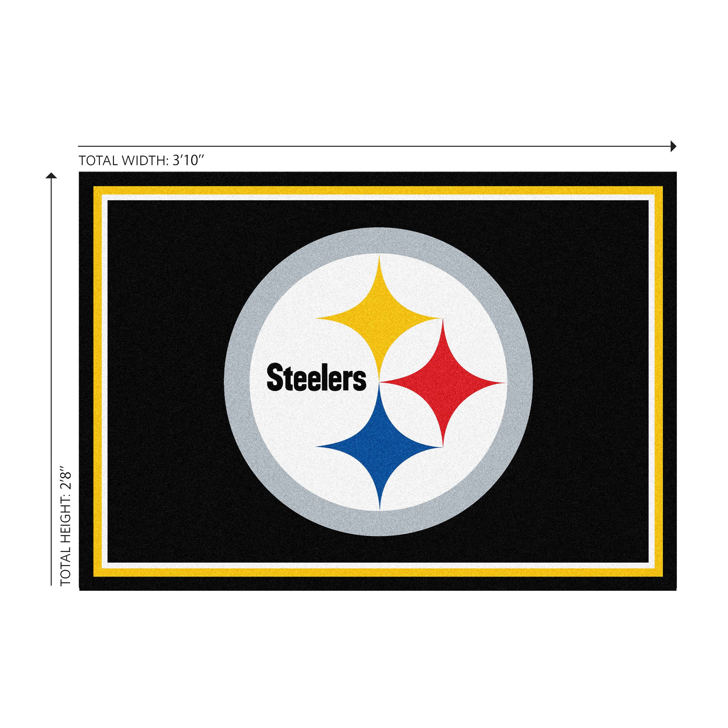 TOTAL WIDTH: 3'10"  
Steelers  
TOTAL HEIGHT: 2'8"