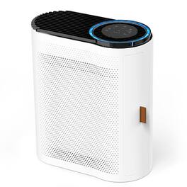 Loheer - Air Purifier for Home Bedroom Office Quiet Sleep Mode Air Cleaner for Dust Pet Dander Smoke Pollen White