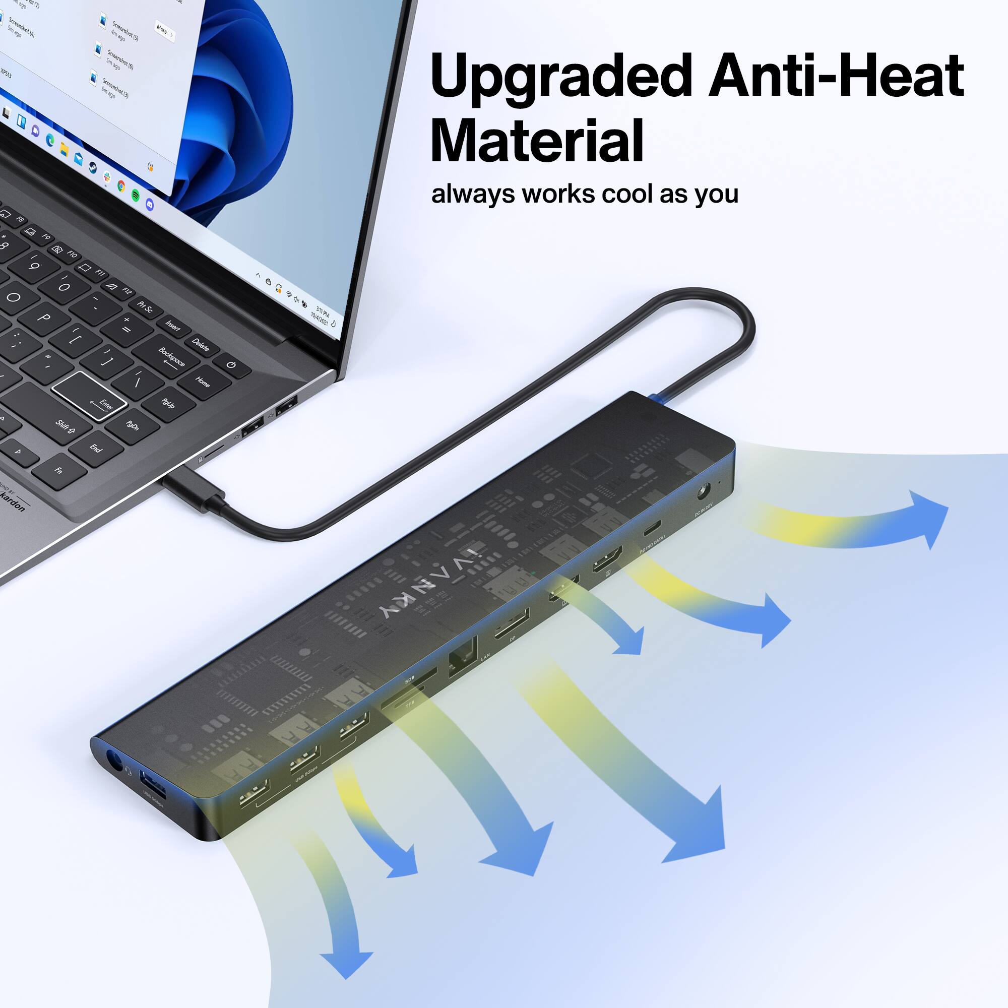 Upgraded Anti-Heat Material  
always works cool as you