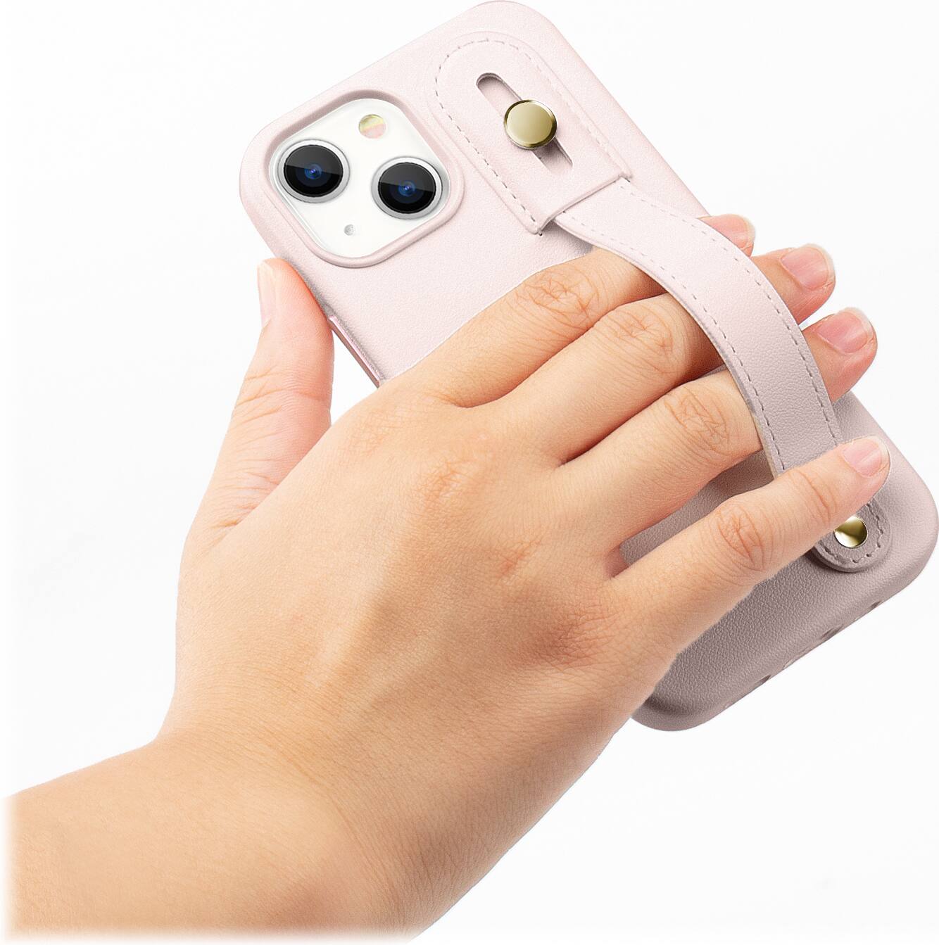 Alt View 18. SaharaCase - FingerGrip Series Case for Apple iPhone 14 - Light Pink.