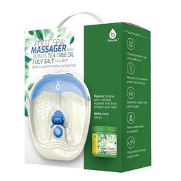 Pursonic - Foot Spa Massager with Tea Tree Oil Foot Salt Scrub (Warming Function) - Blue