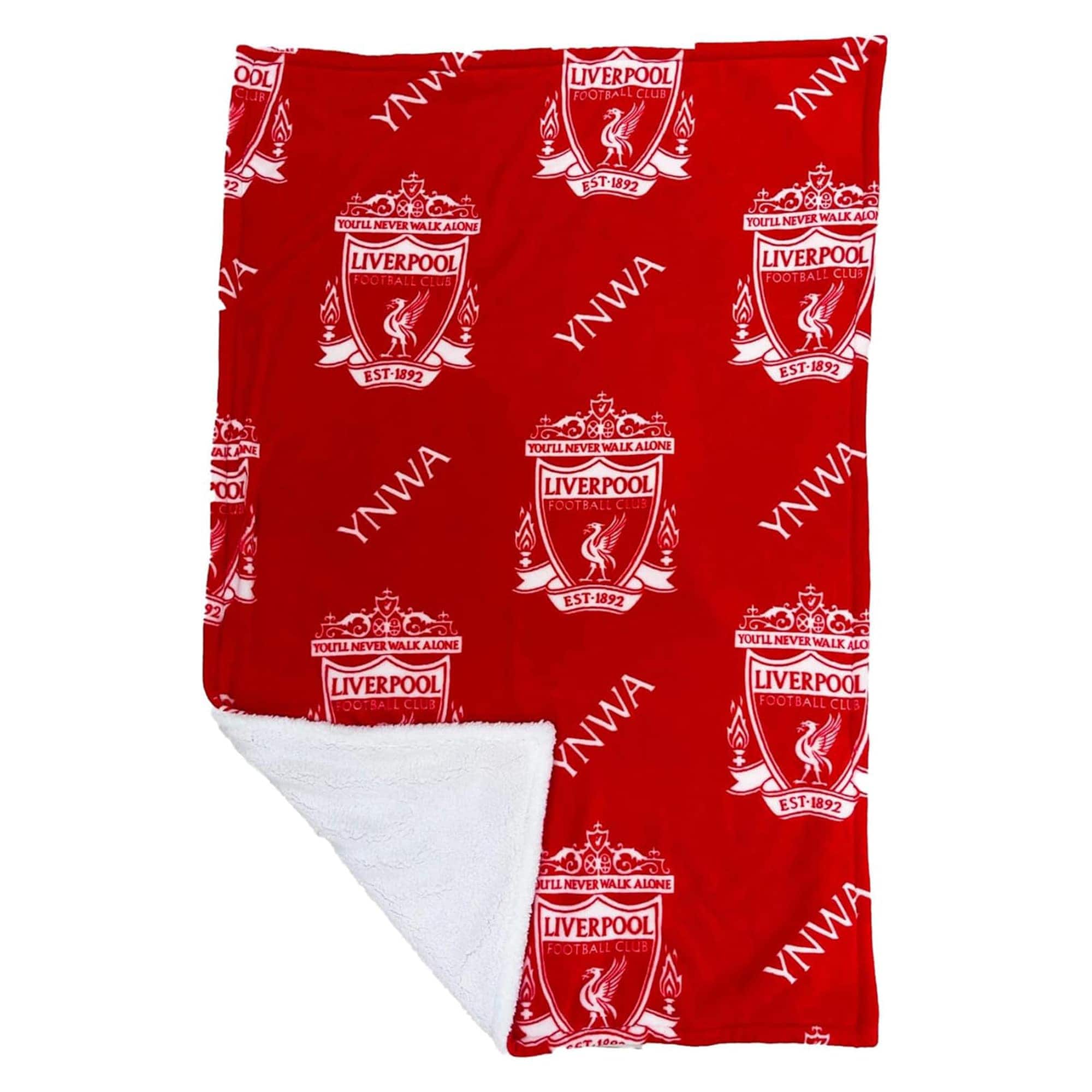 Bioworld - Liverpool 60" x 70" Official Throw Blanket - Red