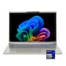 Acer - Swift Go 16 AI – Copilot+ PC – 16” 2K OLED Touchscreen Laptop – Intel Core Ultra 5 322 – 16GB Memory – 512GB Storage - Vapor Silver