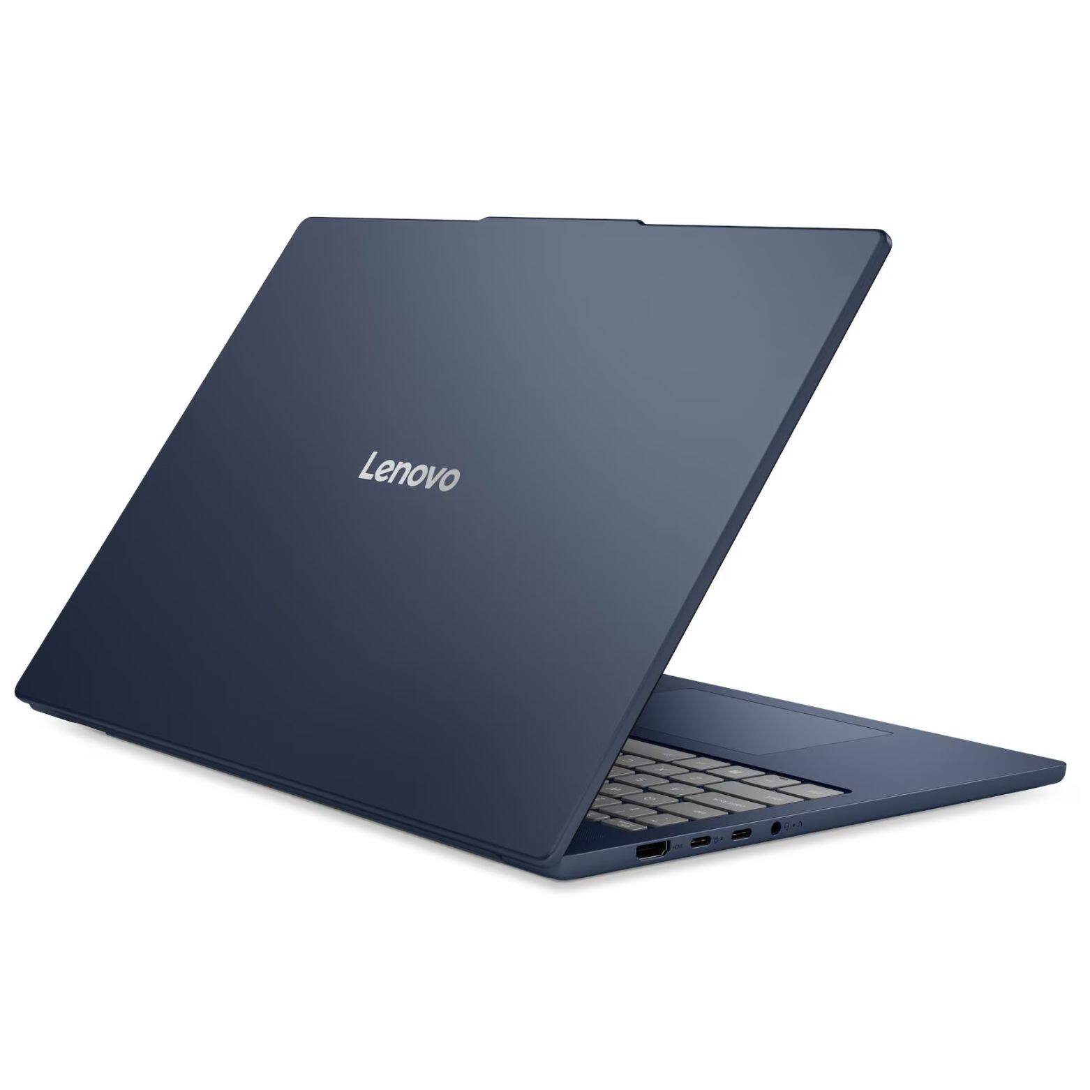 Alt View 4. HP - IdeaPad Slim 5i 16" WUXGA Touch Intel Core Ultra 7 355 2.3 GHz 16GB DDR5 1TB SSD Intel Graphics Windows 11 Home Laptop - Blue.