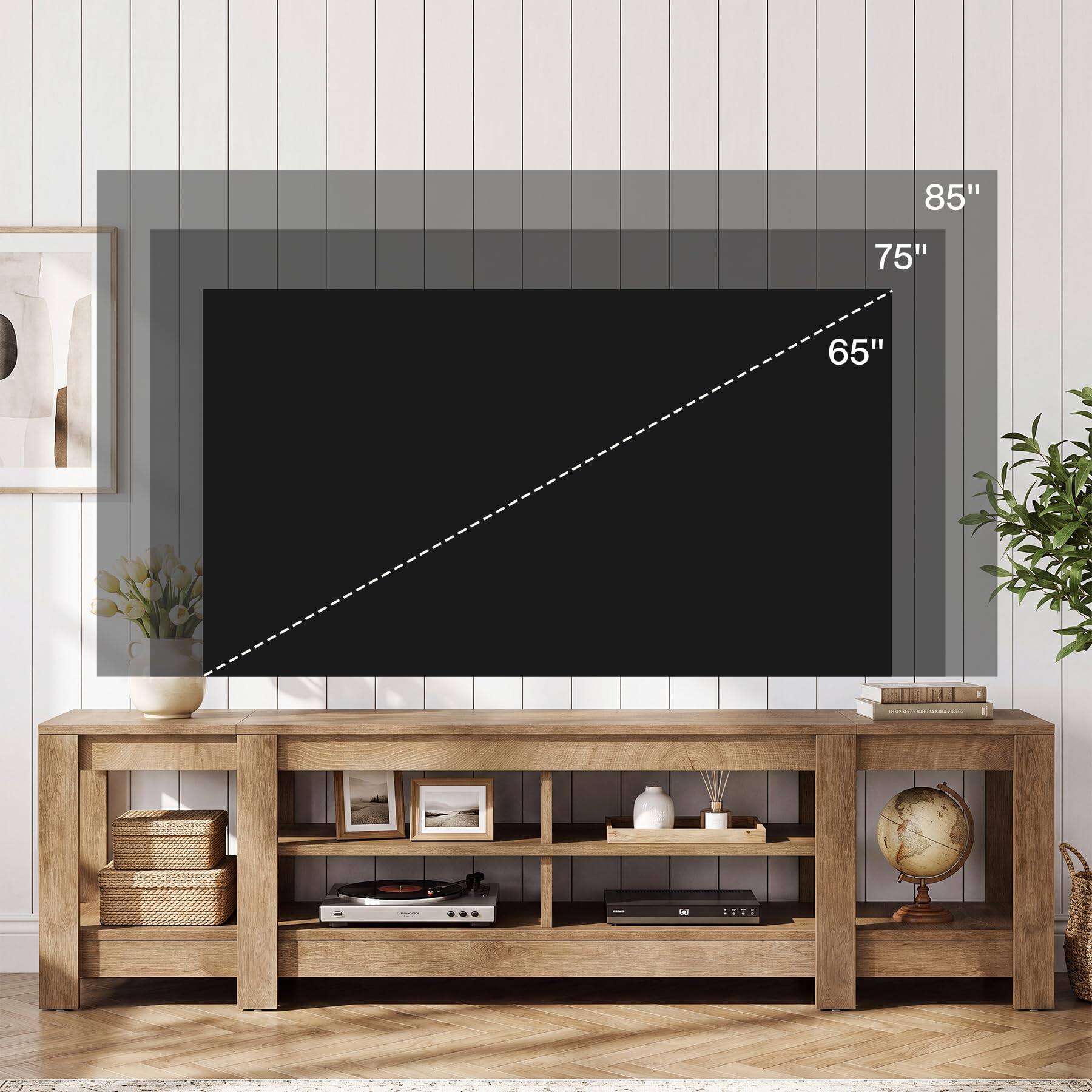 85"  
75"  
65"
