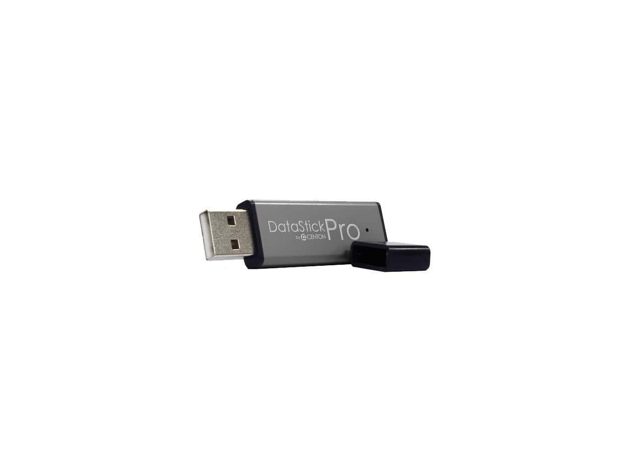 Centon - 8GB DataStick Pro USB 2.0 Flash Drive - 10 Pack - Black